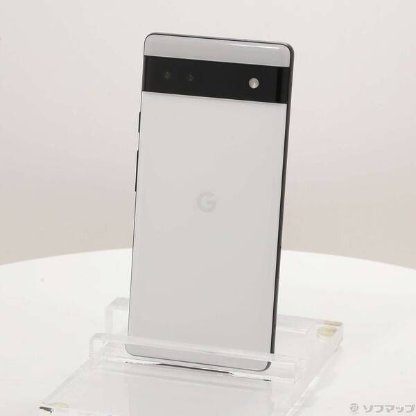 ■■■Google Pixel 6a ﾁｮｰｸ au版■■■ 中古品〕 Google Pixel 6a 128GB チョーク GB17L au SIMフリー