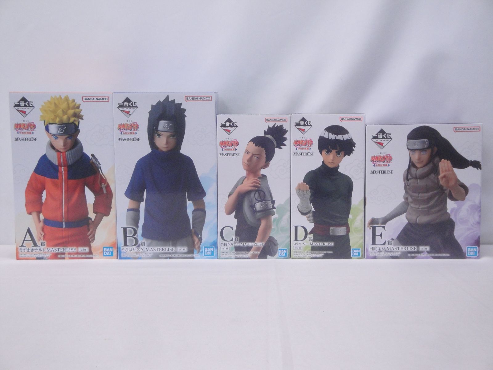 フィギュア 【未開封品】一番くじ NARUTO -ナルト- 中忍試験編 A/B/C/