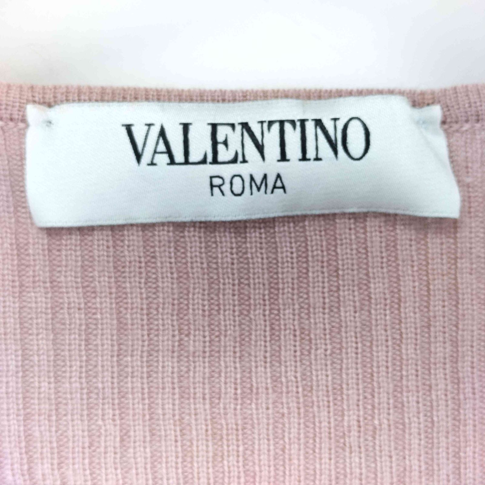 ヴァレンティノ Valentino シルク混 レース フリルニット