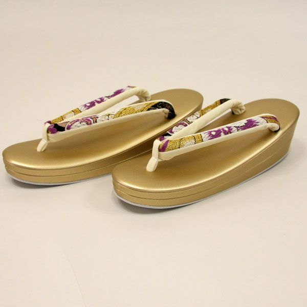 ☆在庫処分　☆正絹　☆帯地西陣織　 ☆高級草履バック 正絹帯地佐賀西陣織 本革高級草履バック ZB096