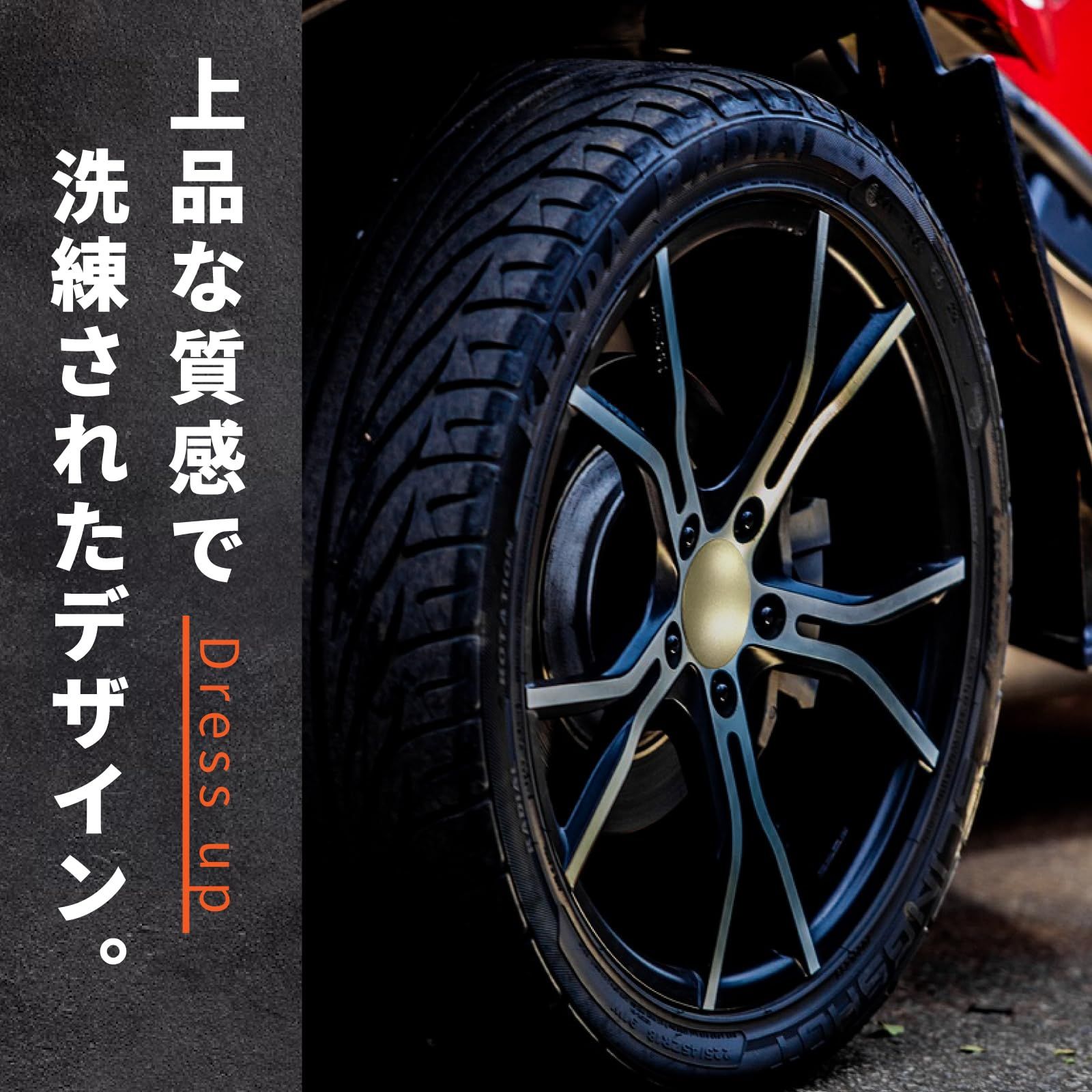 RIZES センターハブキャップカバー 車用 外径 65mm センターキャップ 
