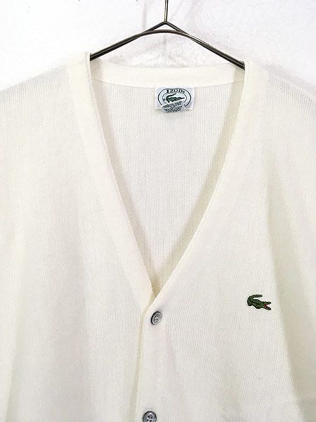 古着 80s USA製 IZOD LACOSTE ビッグサイズ アクリル ニット 