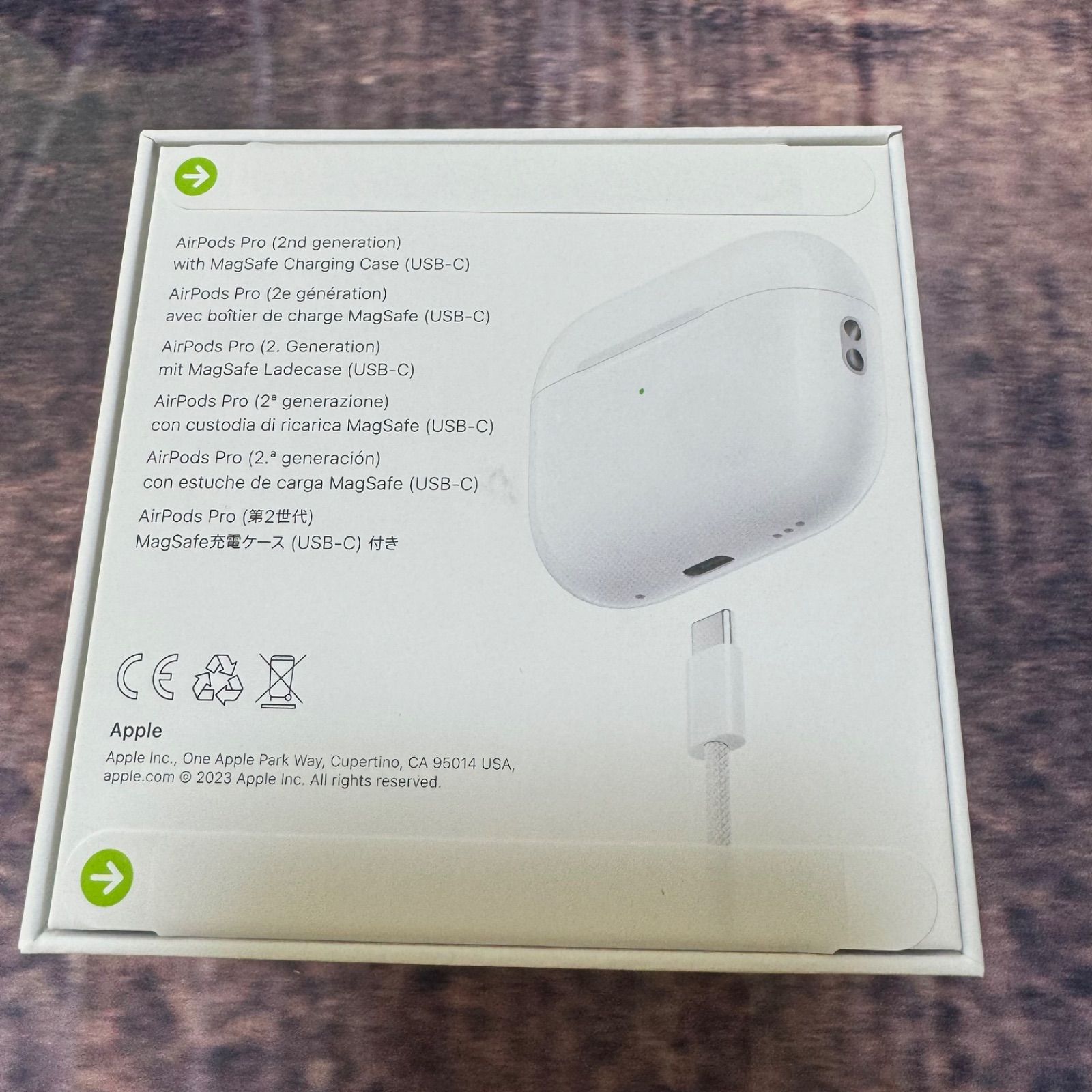 訳あり。AirPods Pro2 ケース タイプC イヤホンはジャンク第2世代 新品未開封】AirPodsPro 第2世代MagSafe充電ケースUSB-C