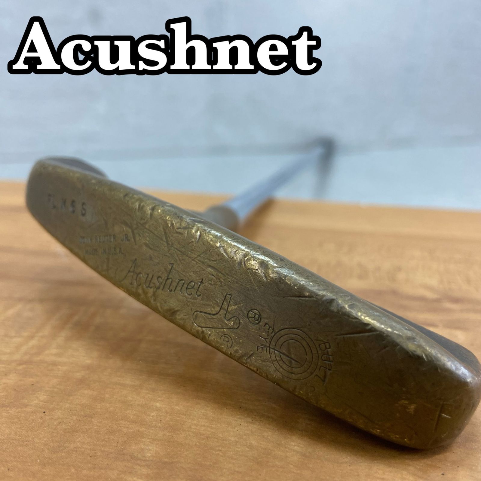 Acushnet　アクシネット　BULLS　EYE　ブルズアイ　メンズゴルフパター　スチール　右利き用　PT　ピン型　35インチ　508g アクシネット ブルズアイ メンズゴルフパター スチール 右利き用