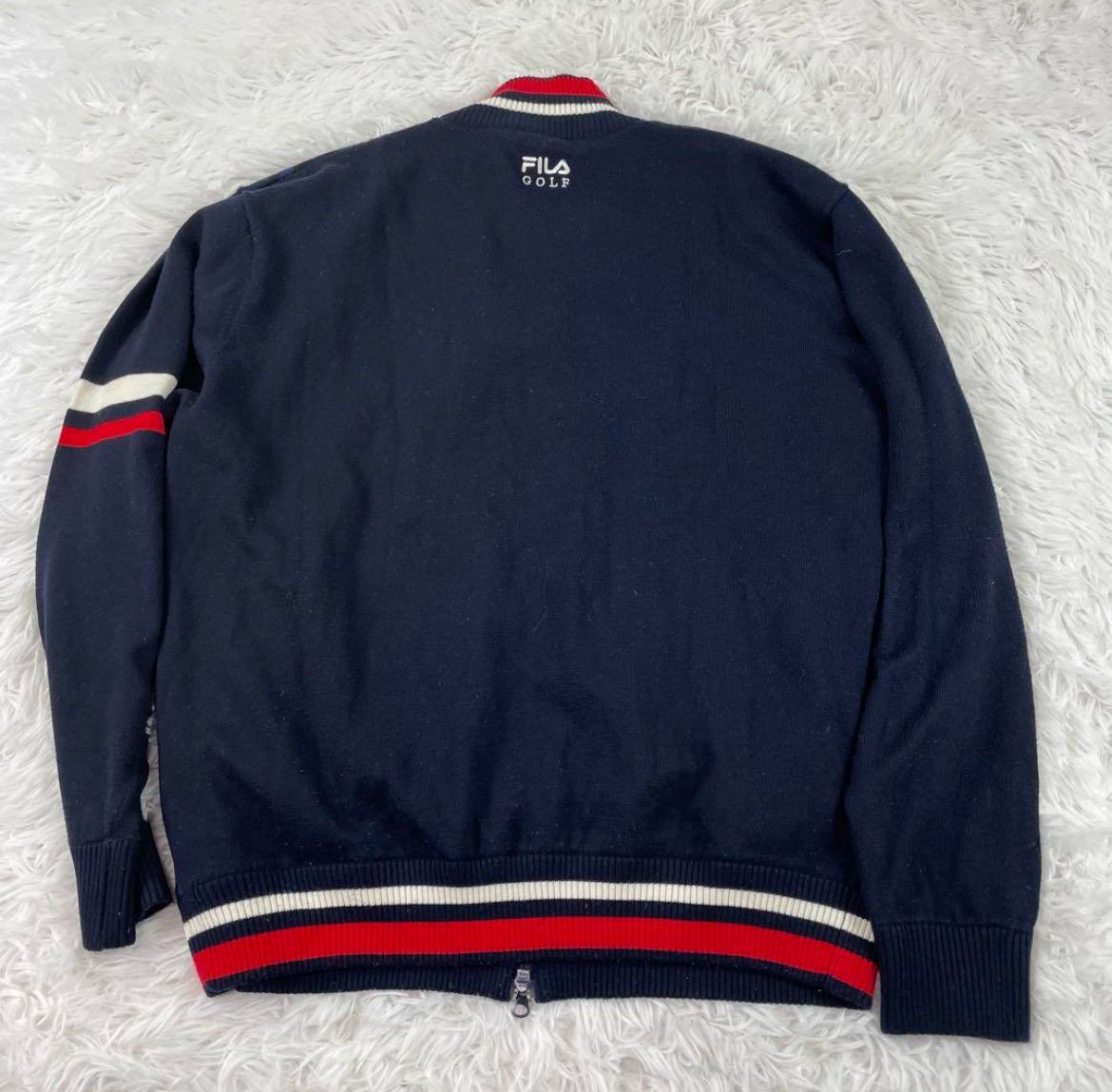 FILA GOLF ニットブルゾン 千鳥格子柄 XL ダブルジップ - メルカリ FILA GOLF ニットブルゾン 千鳥格子柄 XL ダブルジップ - メルカリ