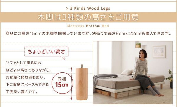 脚15cm 組立設置付