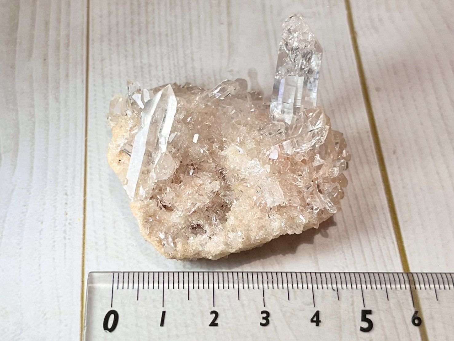 チャネリング✨ ヒマラヤ　マニカラン産　ピンク　水晶 クリスタル　原石 特別価格/インド/マニカラン産]ヒマラヤ水晶クラスター/原石