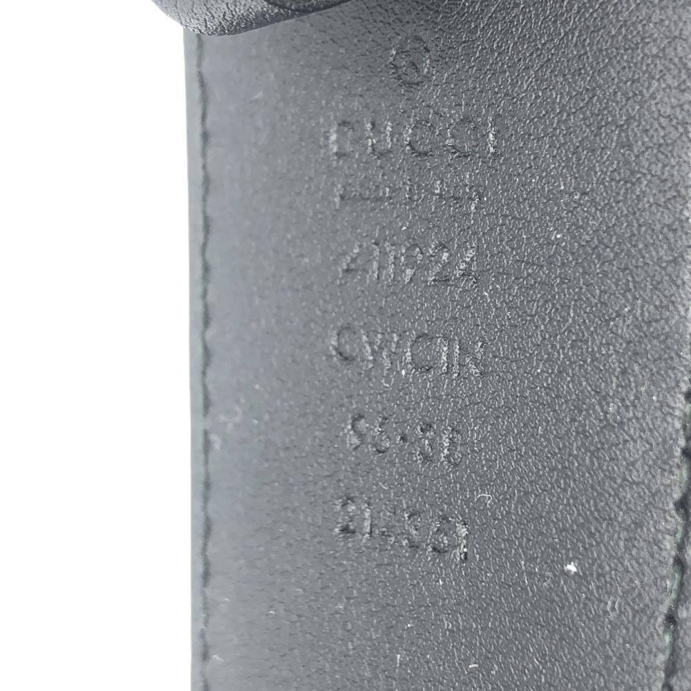 中古】GUCCI インターロッキングG シグネチャー レザーベルト