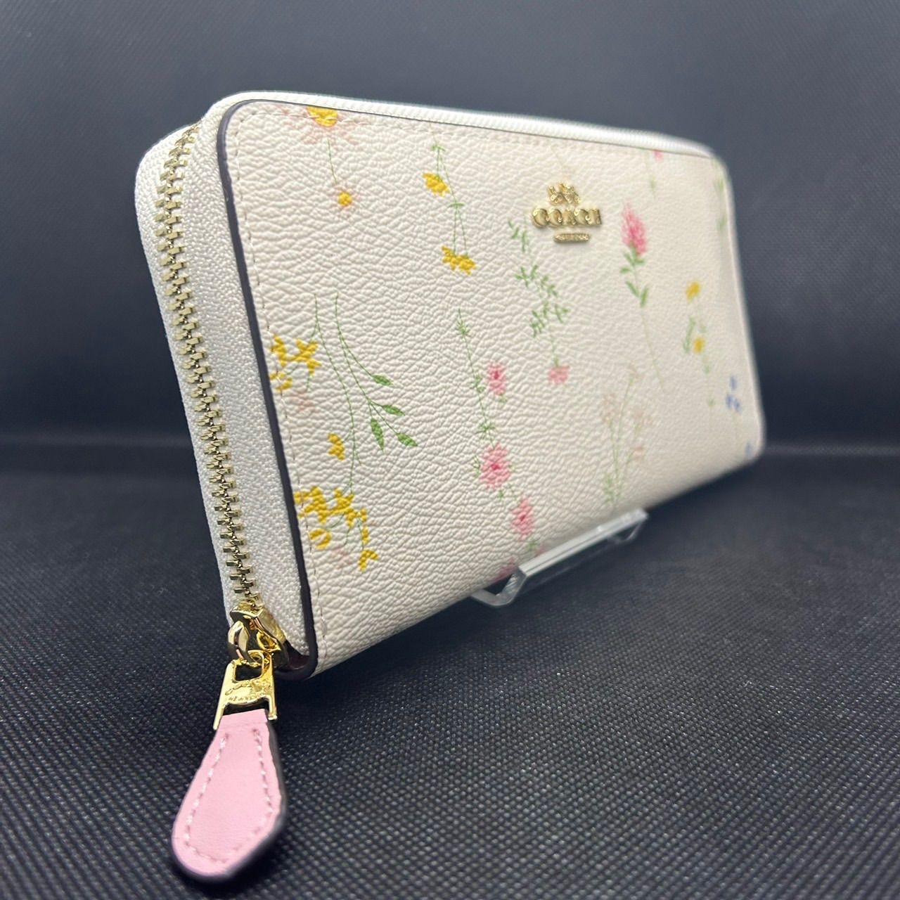 新品未使用】COACH コーチ 長財布 C0033 アコーディオン ジップ