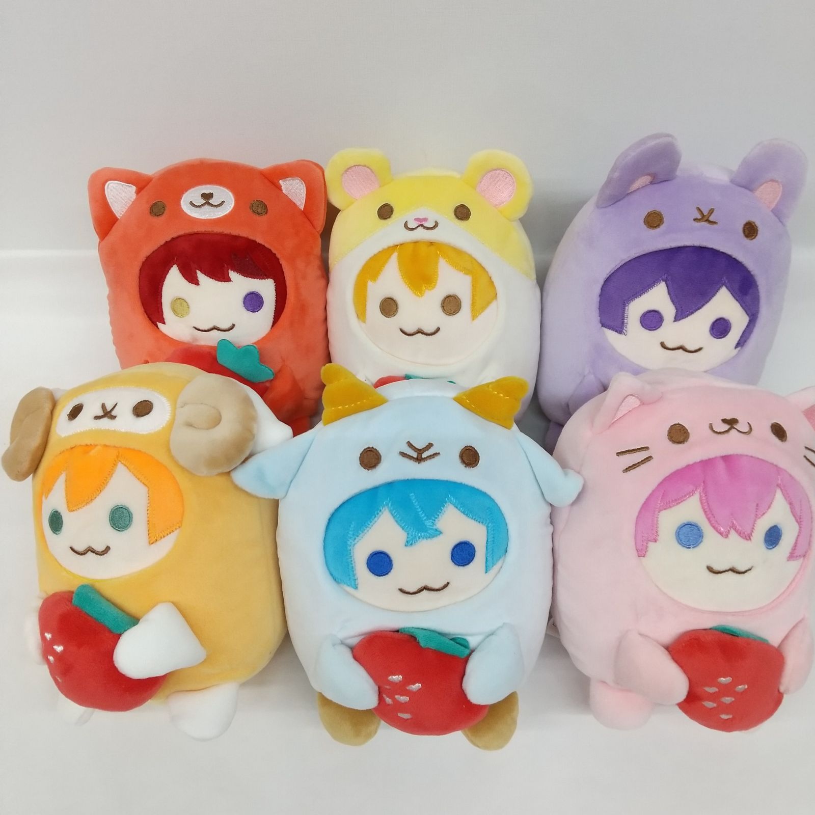 ぬいぐるみ 、4体、中古 もちふわにゃんこ宮城 三陸カキ ぬいぐるみ | TORCH-Online Shop-