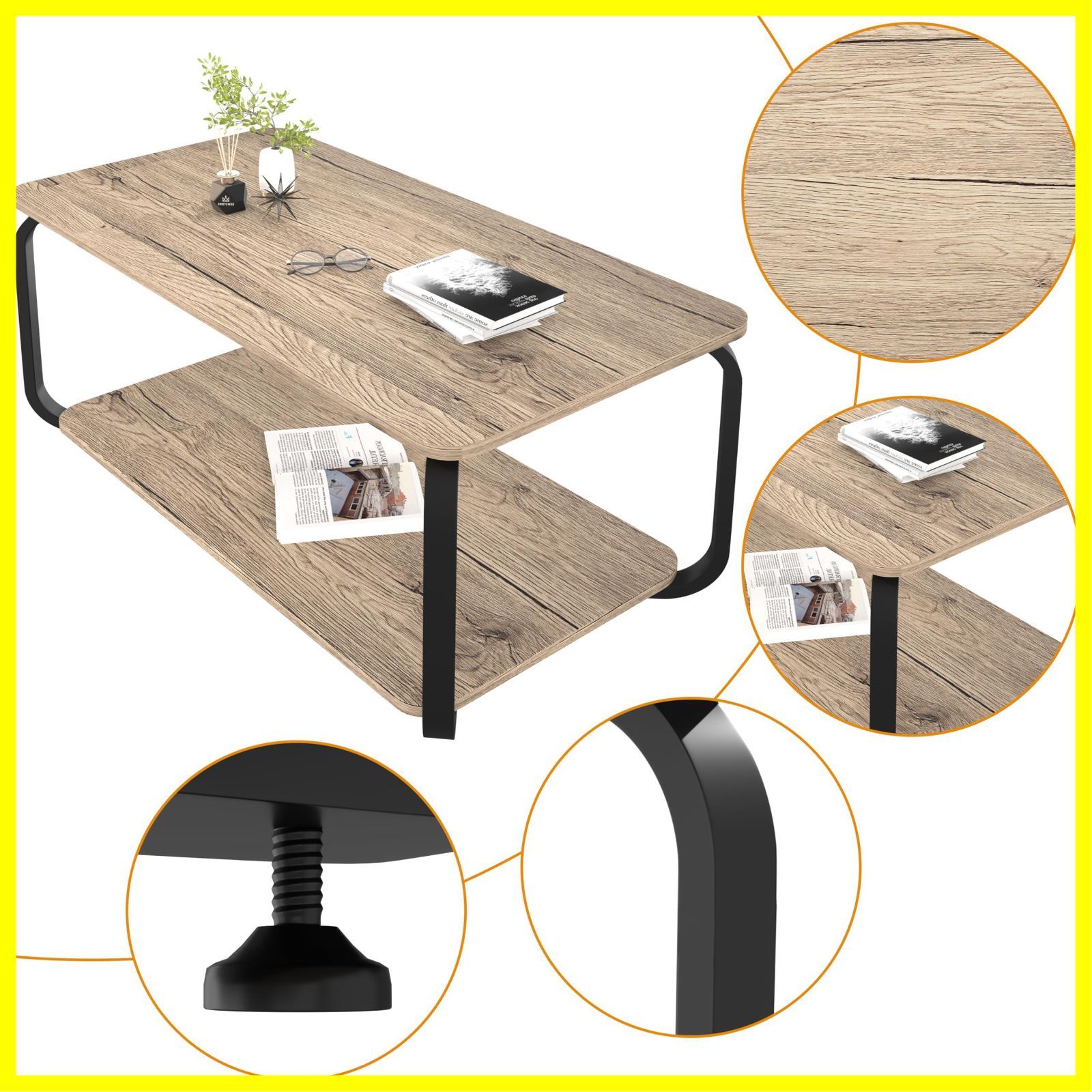 ☆送料無料☆XINYF ローテーブル センターテーブル コーヒーテーブル