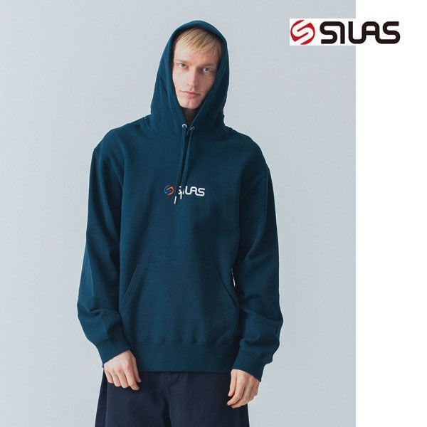 パーカー スウェット silas SILAS サイラス OLD LOGO BASIC SWEAT HOODIE 110243012005 メンズ  レディース ネイビー 紺色 紺 ブランド フーディ スウェットトップ スウェットフーディ おしゃれ ロゴ 秋 冬 - メルカリ