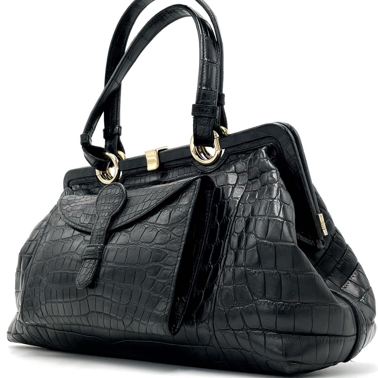 Bottega Veneta がま口 型ハンドバッグ