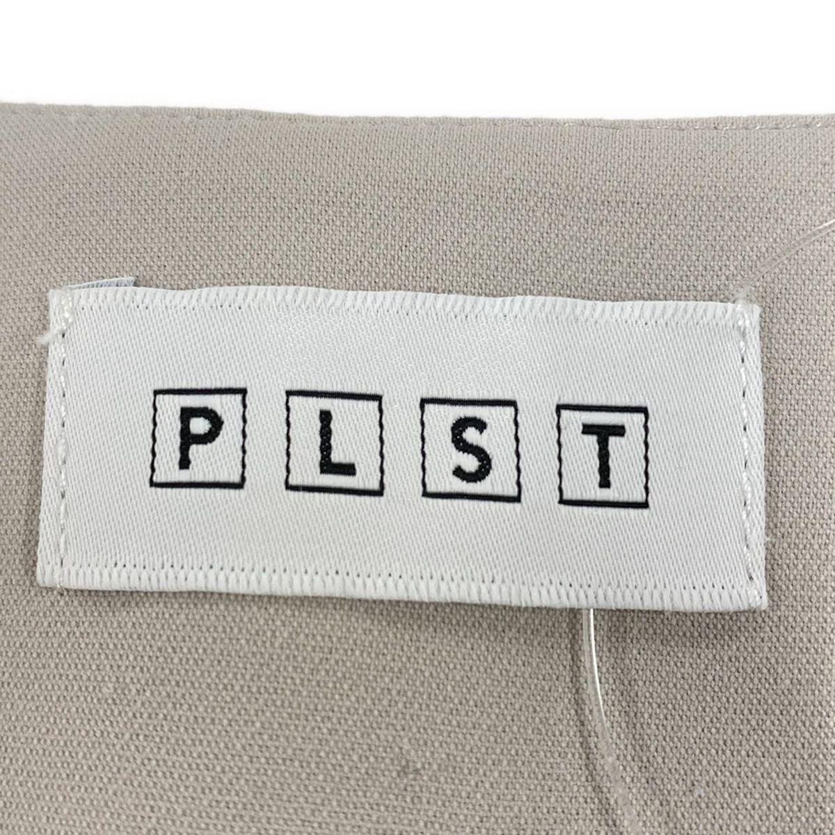 PLS+T(PLST)(プラステ) コート サイズM レディース - ベージュ