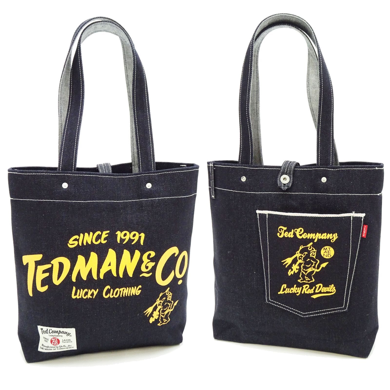 テッドマン 23ozデニム トートバッグ TEDMAN ショルダーバッグ 鞄 