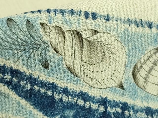 アンティーク　美品　名古屋帯　刺繍　リーフ　木の実　着物　121a o アンティーク 美品 名古屋帯 刺繍 リーフ 木の実 着物 121a o 尾長鳥に