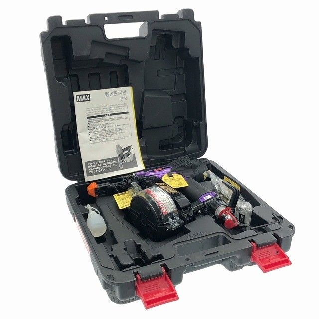 色 MAX マックス 高圧ねじ打ち機ターボドライバ HV-R41G5-M 紫 メタリックパープル ケース付 エアビス打機 ねじ打機117183