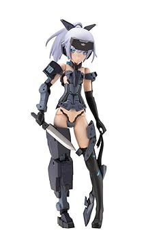 【中古】(非常に良い)KOTOBUKIYA フレームアームズ・ガール 迅雷 Indigo Ver. 全高約150mm ノンスケール 色分け済み