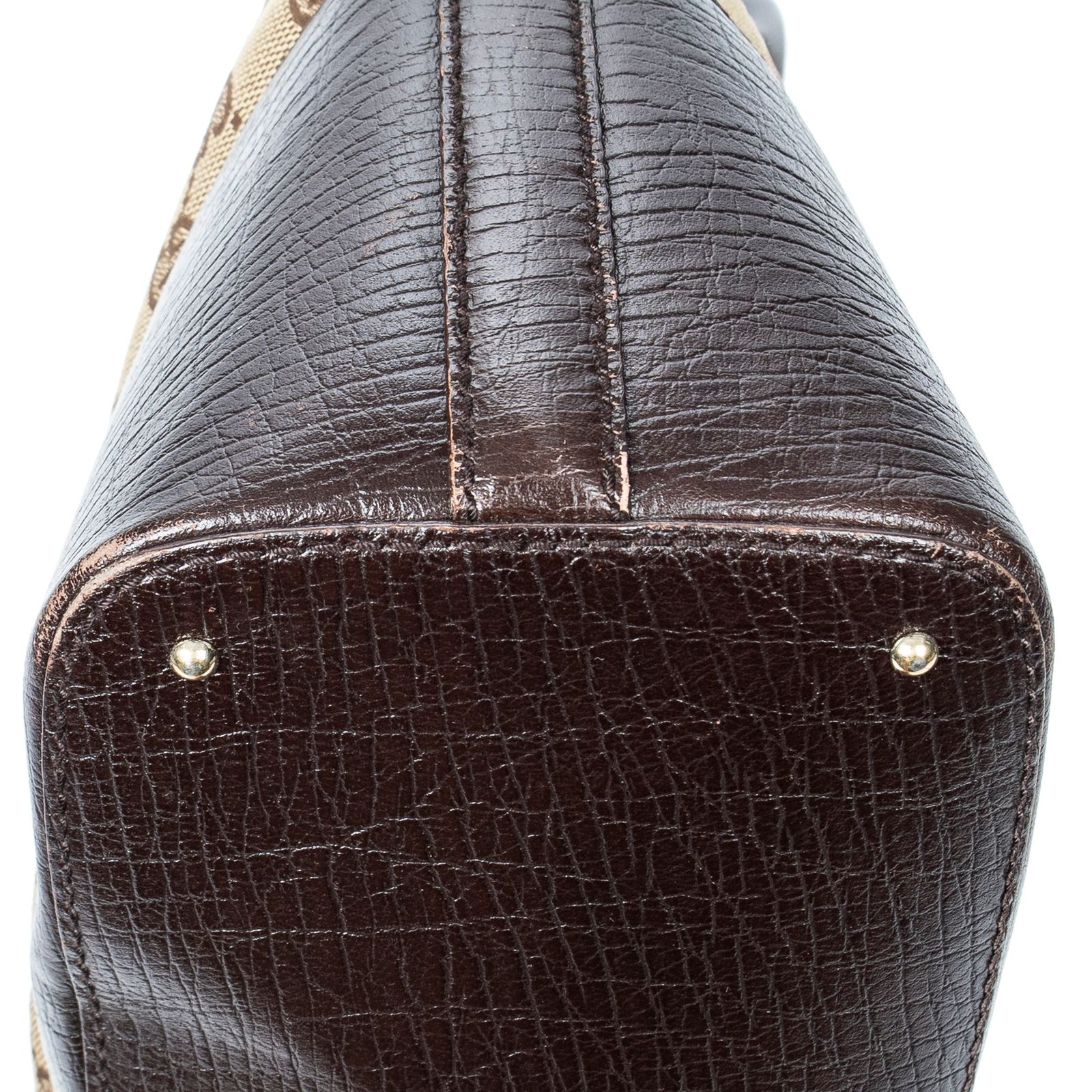 トートブラウン ベージュGGキャンバスAB