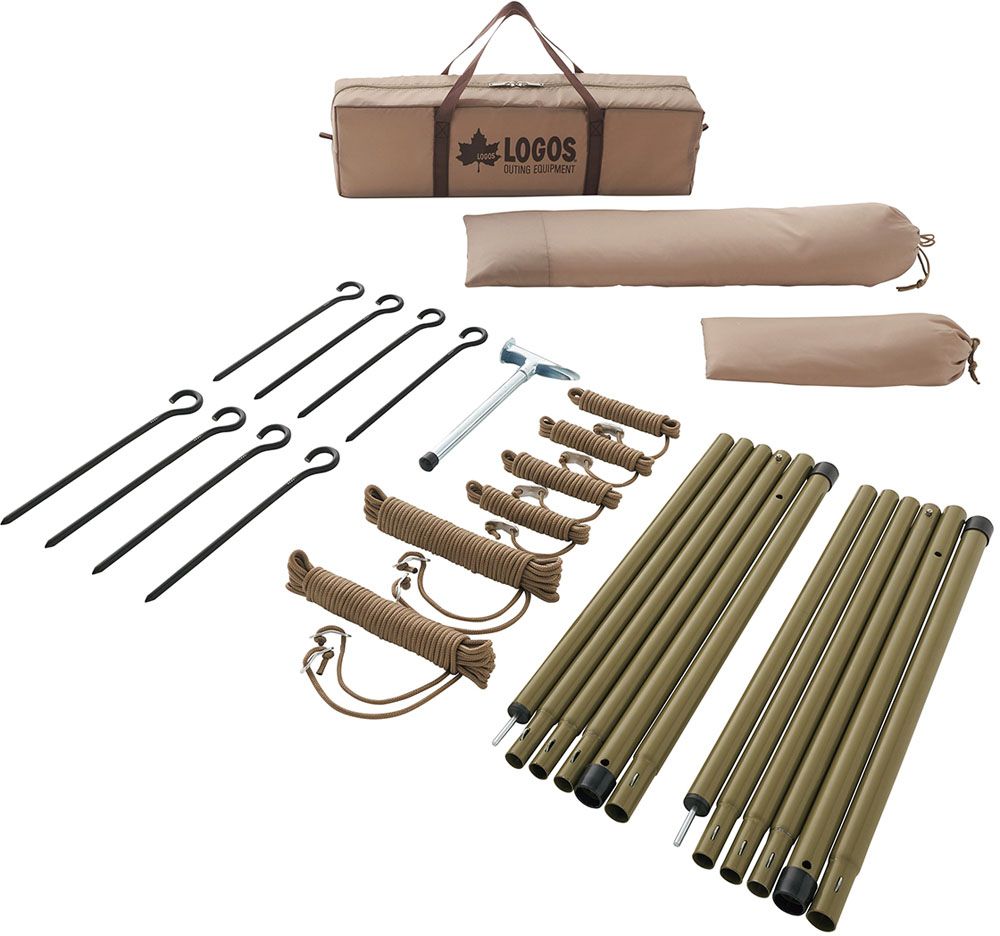 ⭐︎ペグ、ロープ追加しました コールマン4Sワイド2ルーム コクーン3