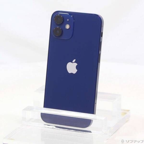 〔中古品〕 iPhone12 mini 64GB ブルー MGAP3J／A SIMフリー【297】