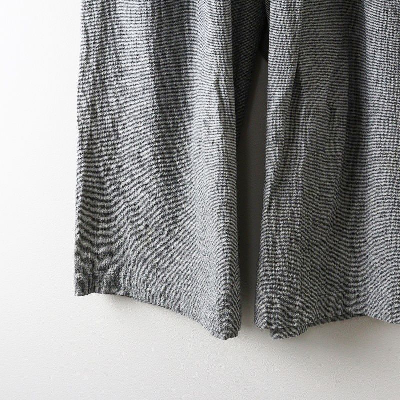 【定価17,600円】中川政七商店　綿麻のちりめん織　ロングキュロット 中川政七商店 綿麻のちりめん織 ロングキュロットパンツ - メルカリ