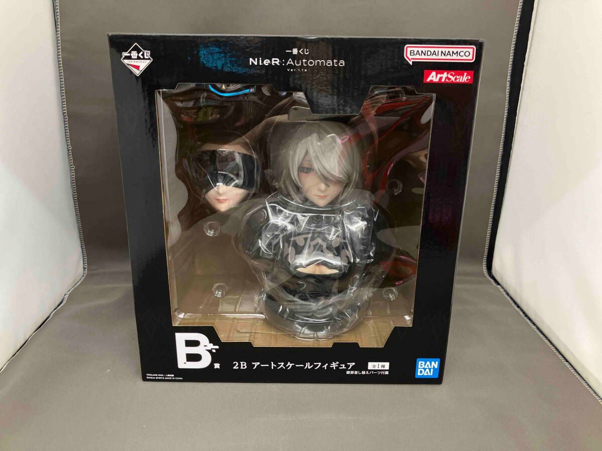 ニーアオートマタ　一番 B賞 アートスケールフィギュア B賞当たるまで】一番くじ NieR:Automata Ver1.1a 2B アート