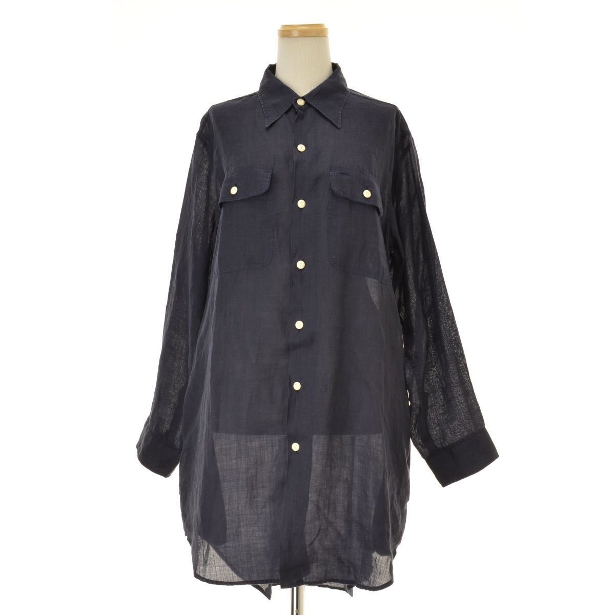MADISONBLUE - 【MADISONBLUE】MB181-5024 HAMPTON LONG SHIRT (RAMIE)長袖シャツ MADISONBLUE】MB181-5024 HAMPTON LONG SHIRT (RAMIE)長袖シャツ