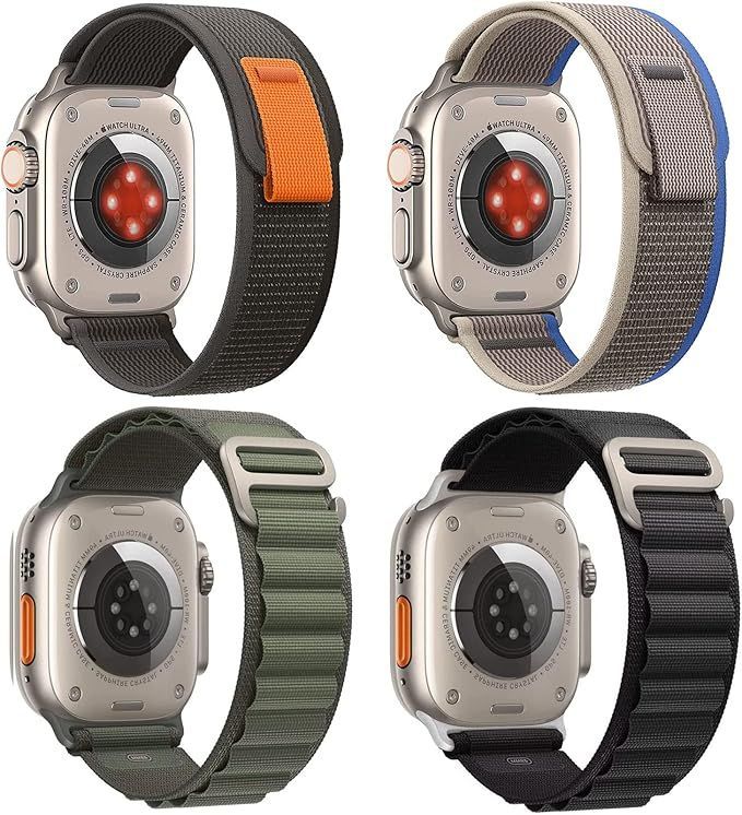 【在庫処分】アルパインループ Apple Watch バンド 49mm 45mm 44mm 42mm アップルウォッチ ナイロン 軽量 バンド 交換ベルト Series Ultra/8/7/SE/6/5/4/3/2/1に対応 トレイルループ スポーツバ