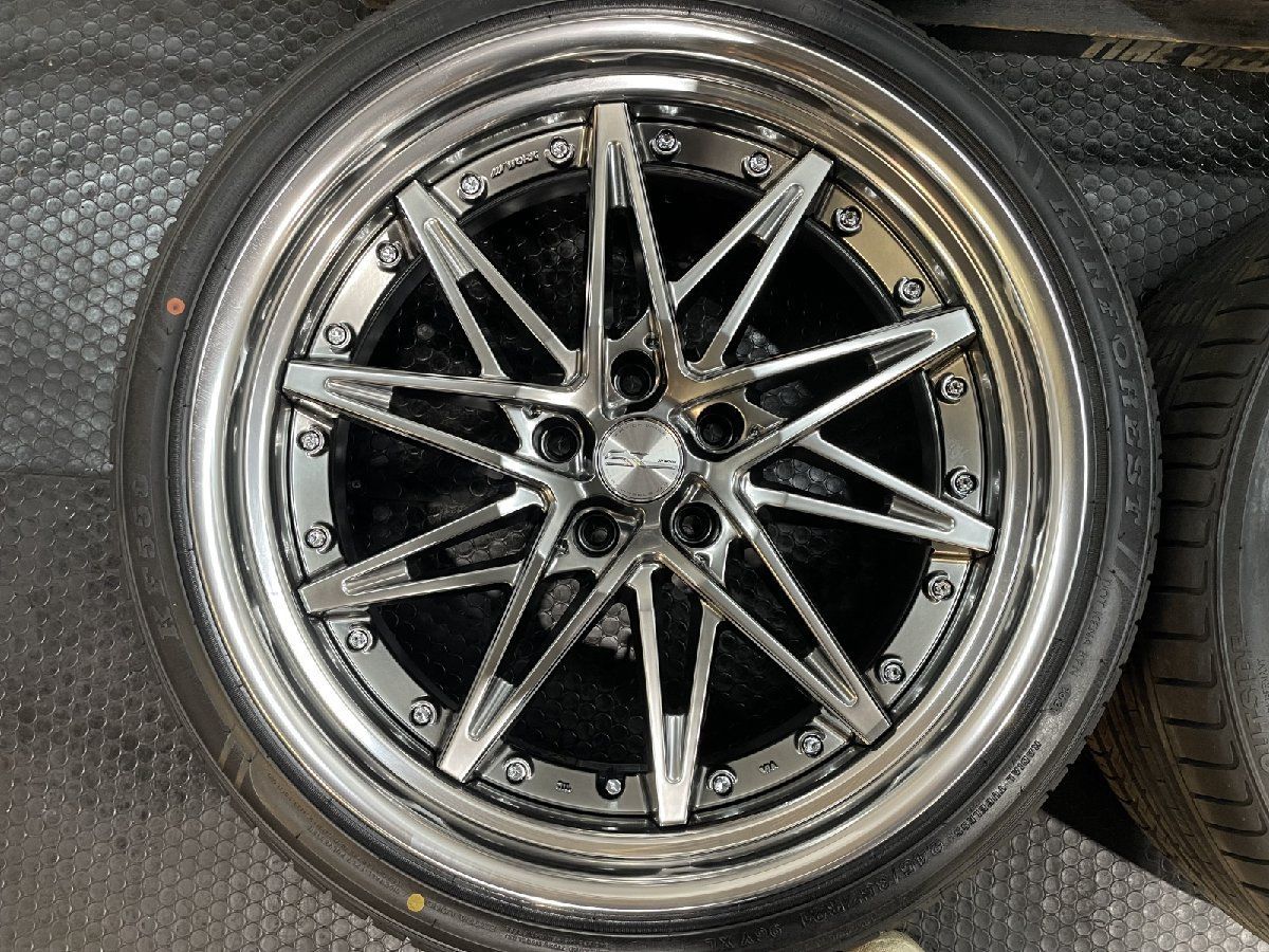 KINFOREST 245 35ZR21 285 30ZR21 夏タイヤ WORK シュバート SG1 21インチ 9J 10J5HPCD120 20 33 レクサスLS等 MTO499MY