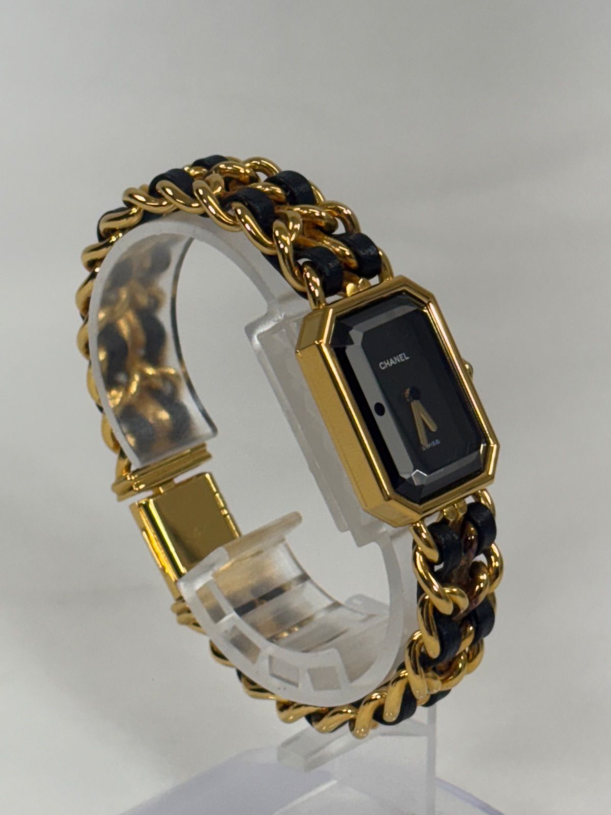 CHANEL シャネル プルミエール ブラック文字盤 ゴールドメッキ