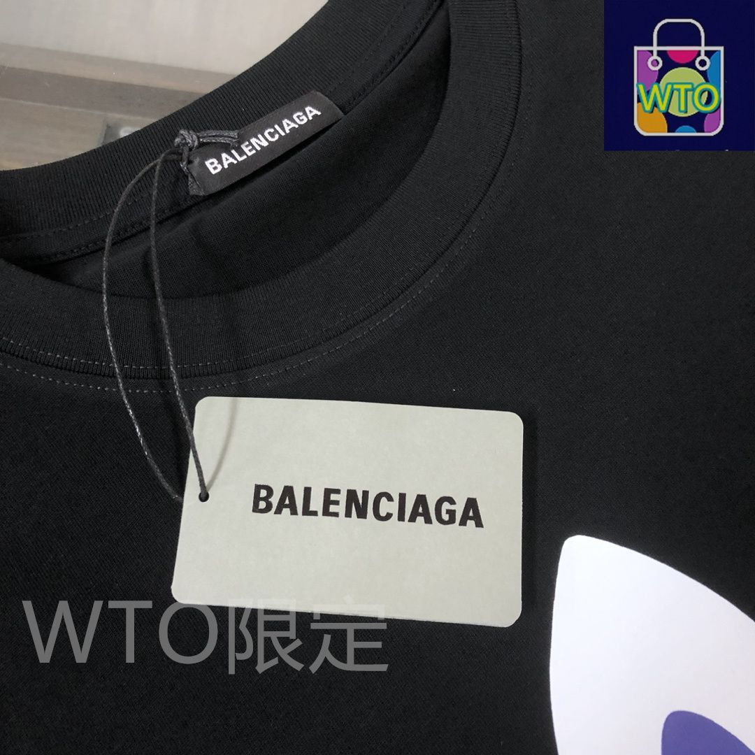 9月限定セール完売品メルカリ最安値BALENCIAGA ロゴ Tシャツ ホワイト BALENCIAGA バレンシアガ Tシャツ ホワイト - メルカリ