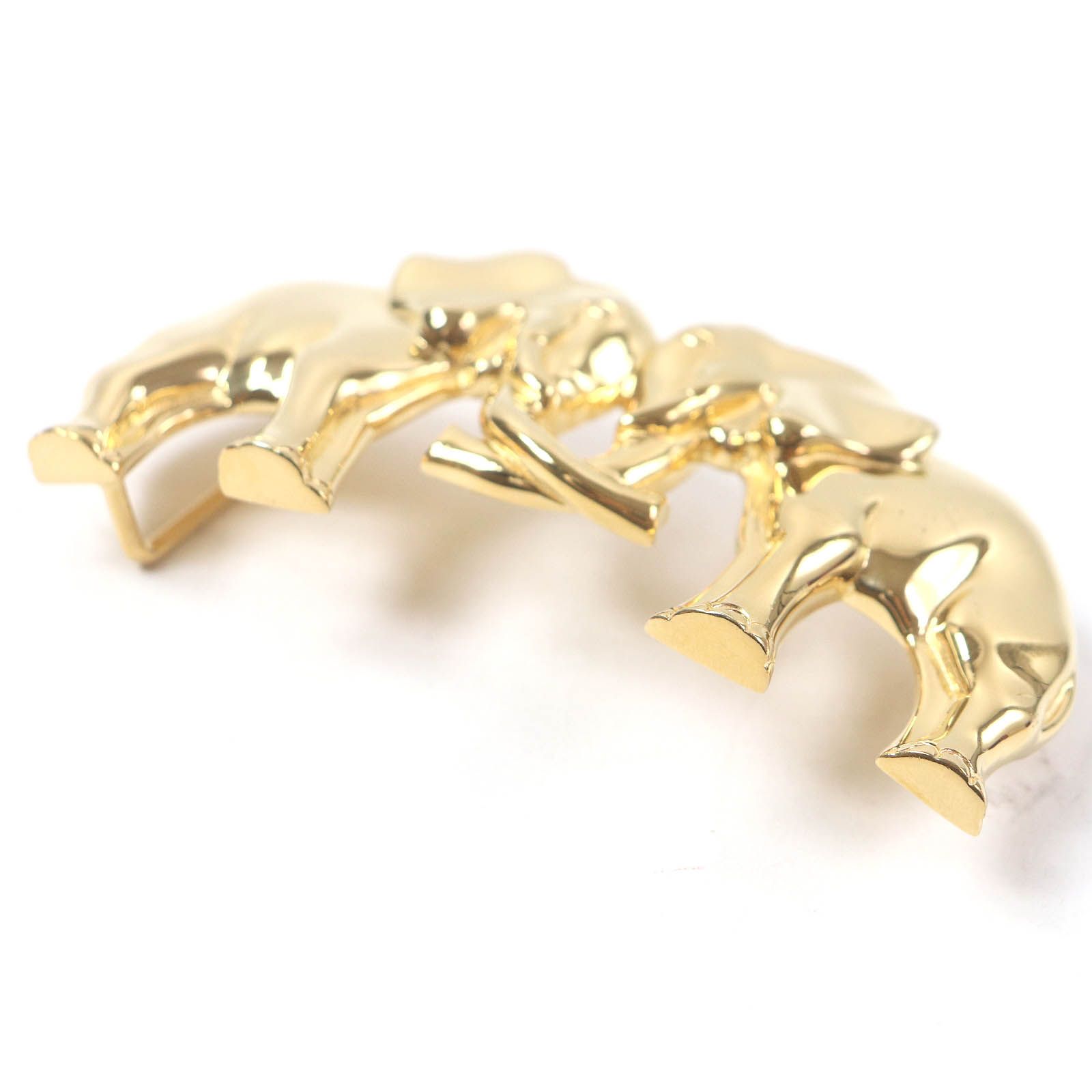 極美品□HERMES エルメス エレファント ゾウ アニマルモチーフ  