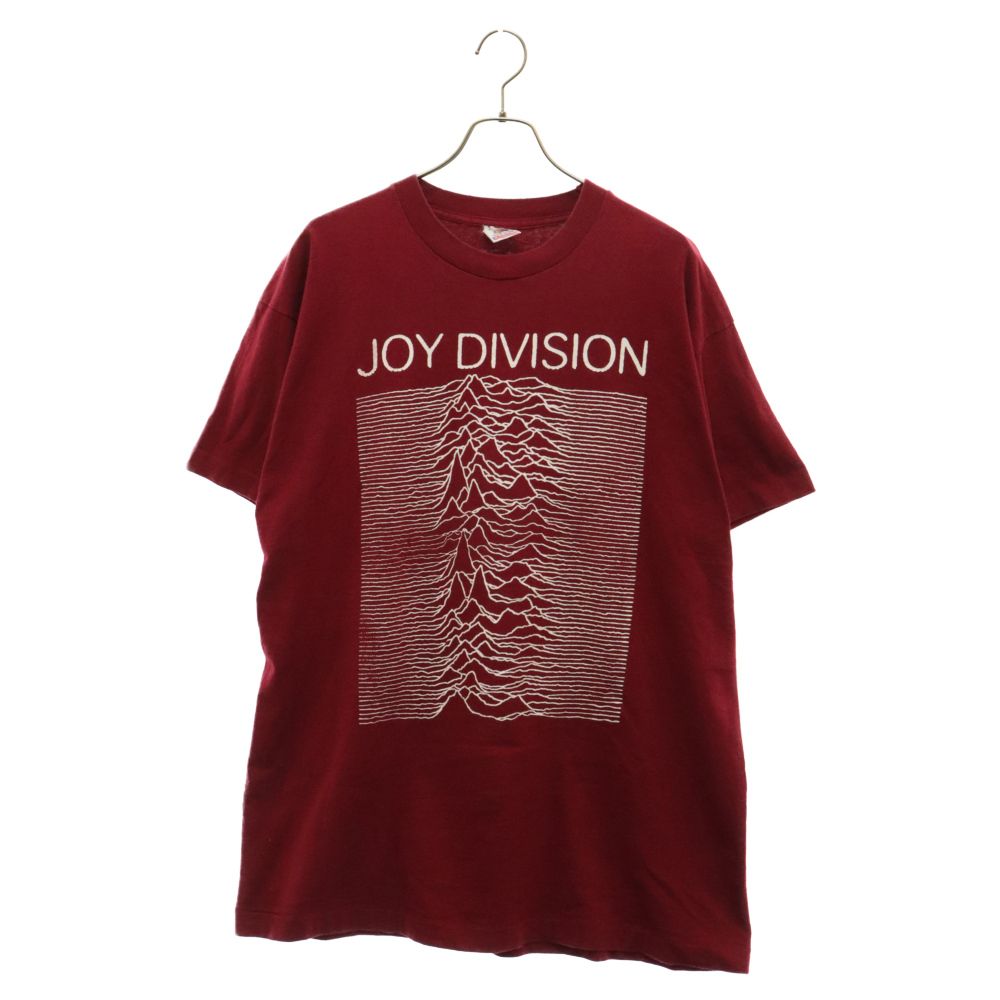 VINTAGE (ヴィンテージ) 90s JOY DIVISION ジョイディヴィジョン プリント 半袖Tシャツ カットソー レッド - メルカリ