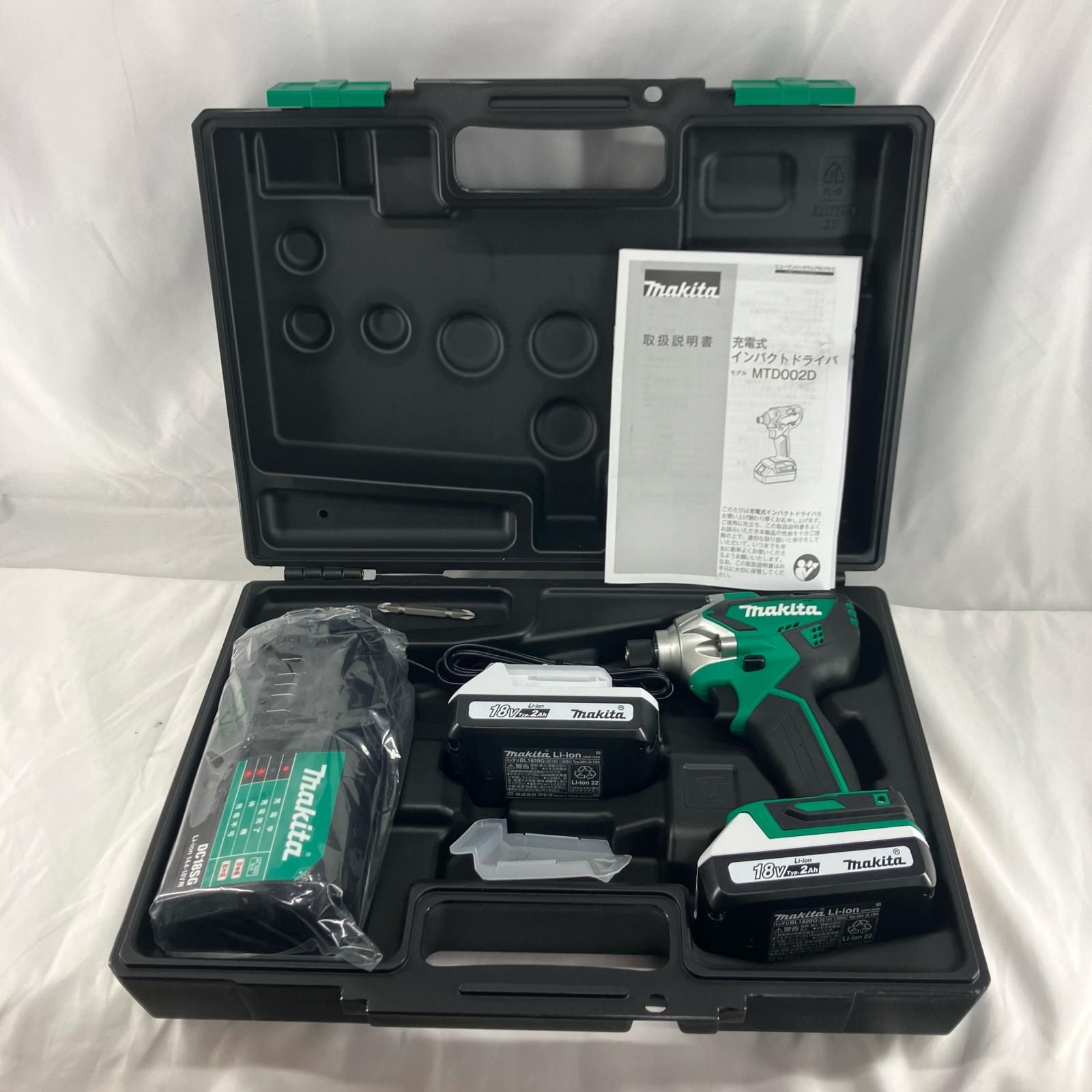 MAKITA マキタ 18V 充電式インパクトドライバ MTD002DSAX グリーン MAKITA マキタ 18V 充電式インパクトドライバ MTD002DSAX グリーン