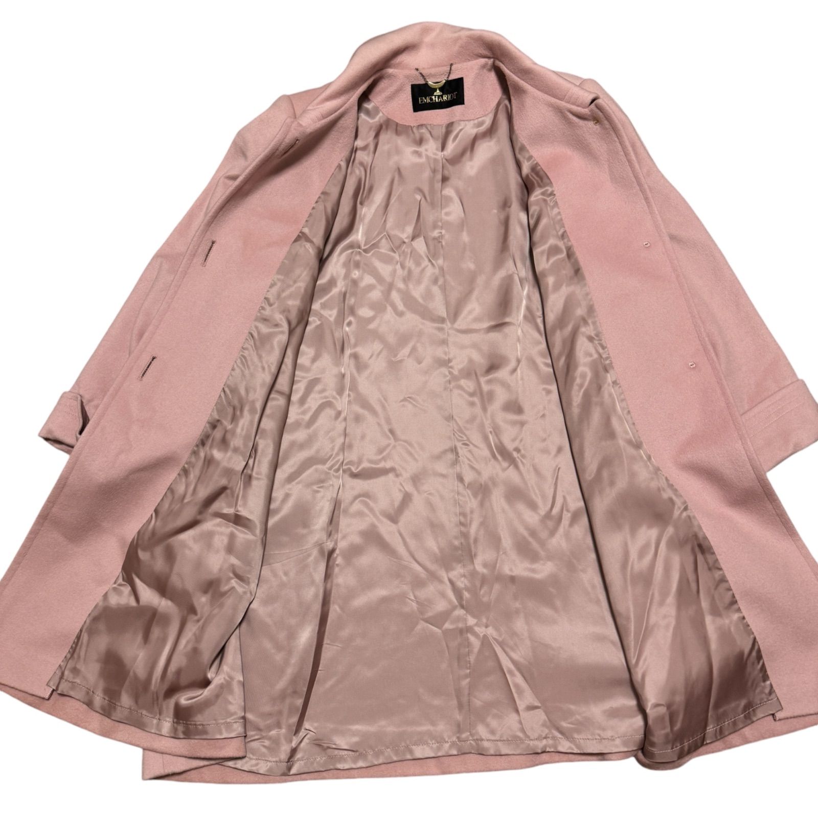 Z955 【美品】 EMCHARIOT エンチャリオット カシミヤロングコート