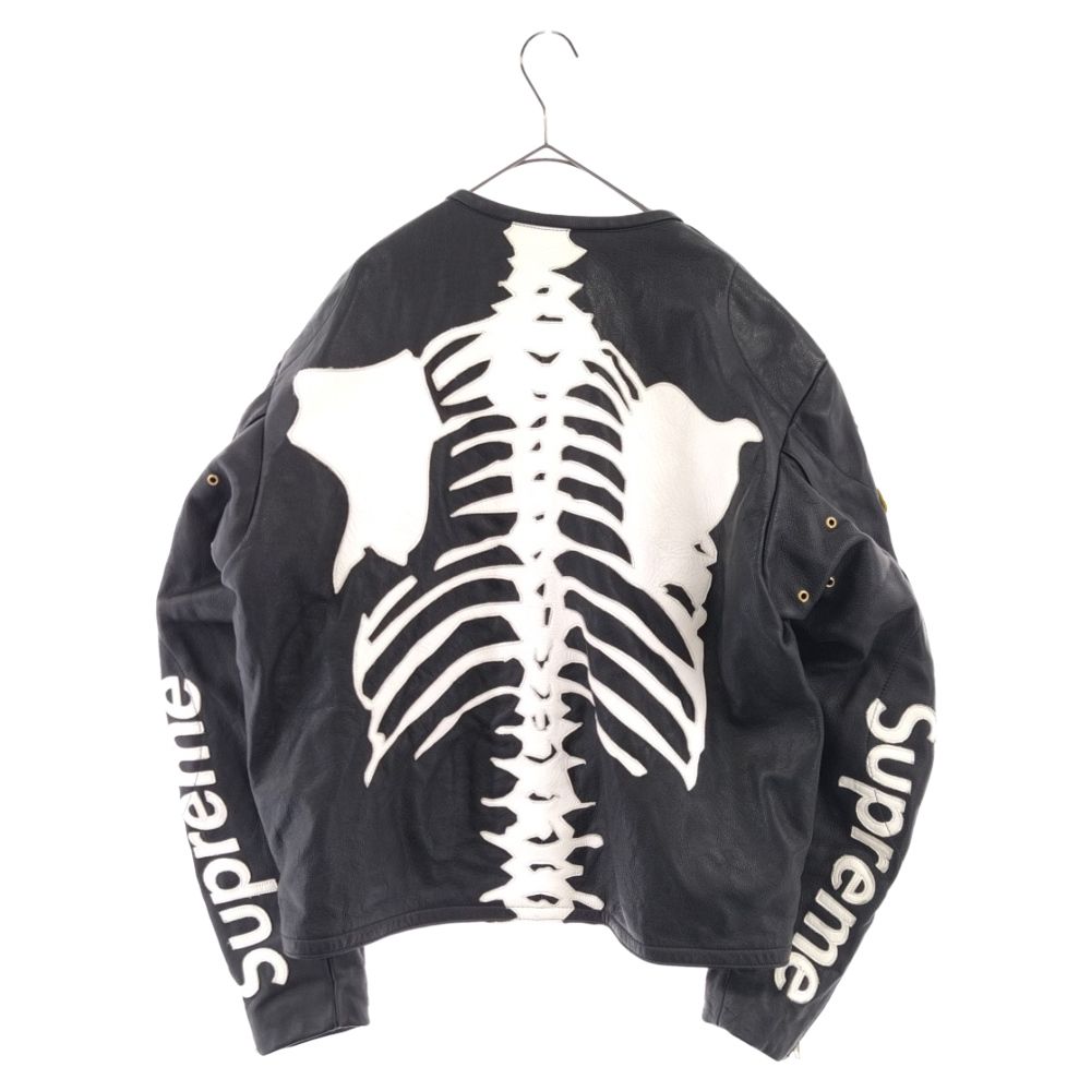Supreme 17AW Vanson Leather Bones Jacket