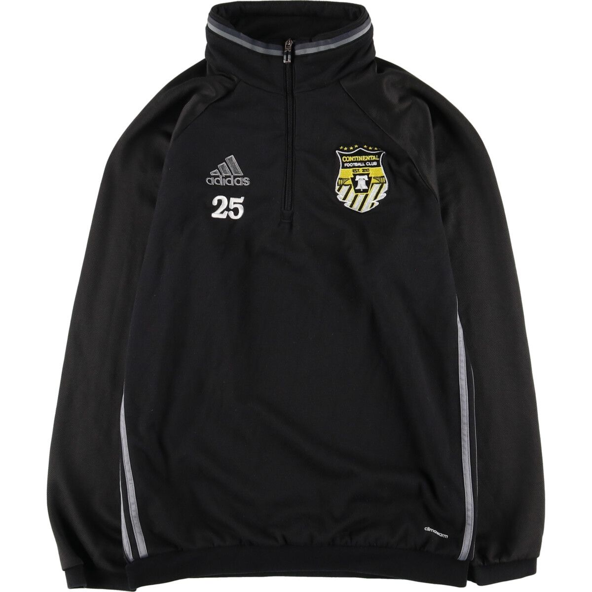 古着 アディダス adidas ハーフジップスウェットシャツ トレーナー メンズXL/eaa420399