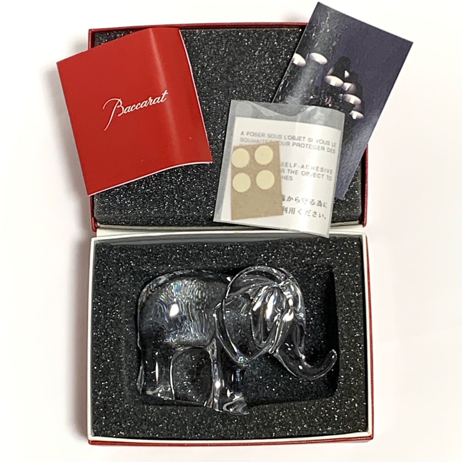 Baccarat バカラ ゾウ クリスタル フィギュリン インテリア 置物