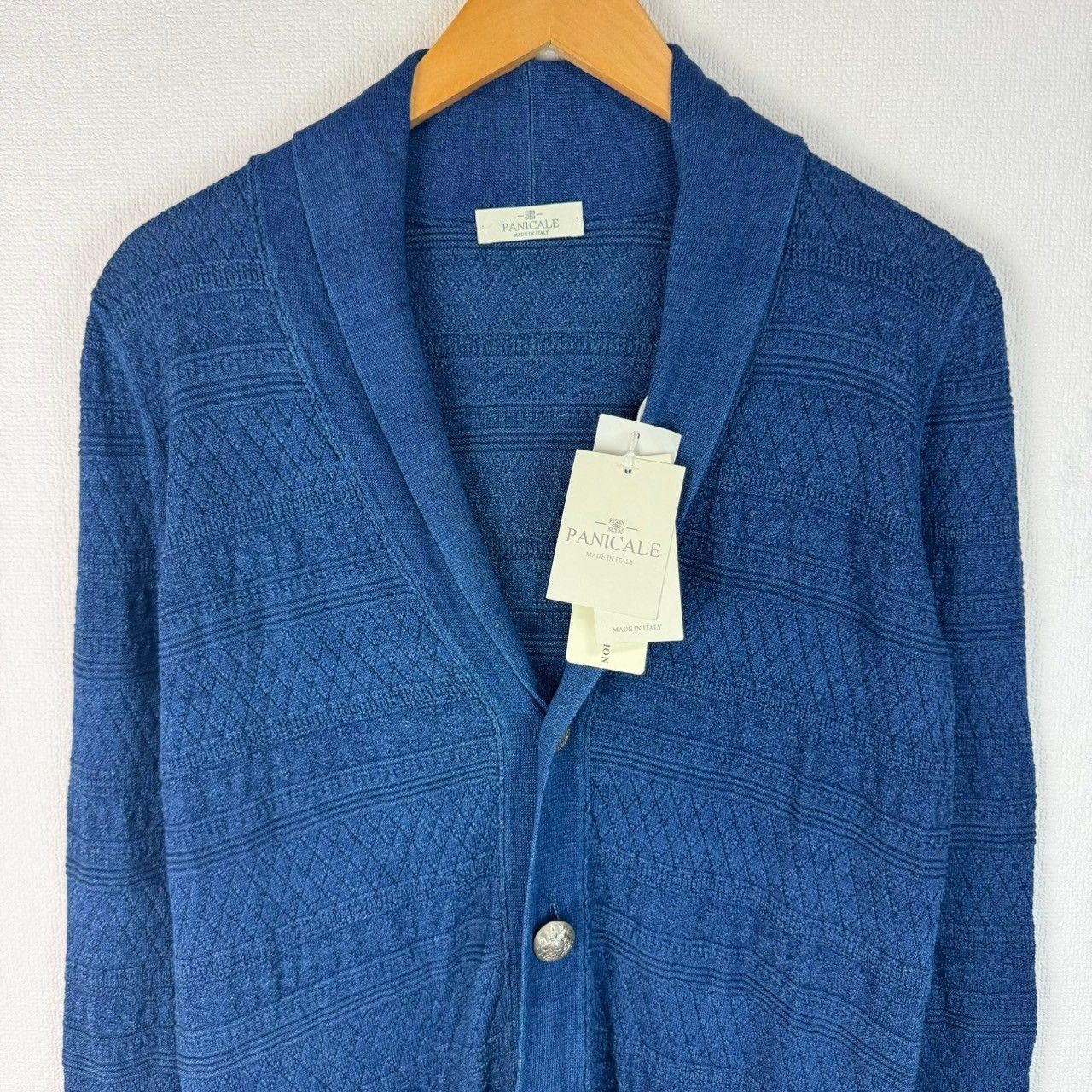 新品未使用 イタリア製 PANICALE パニカーレ カーディガン ニット  