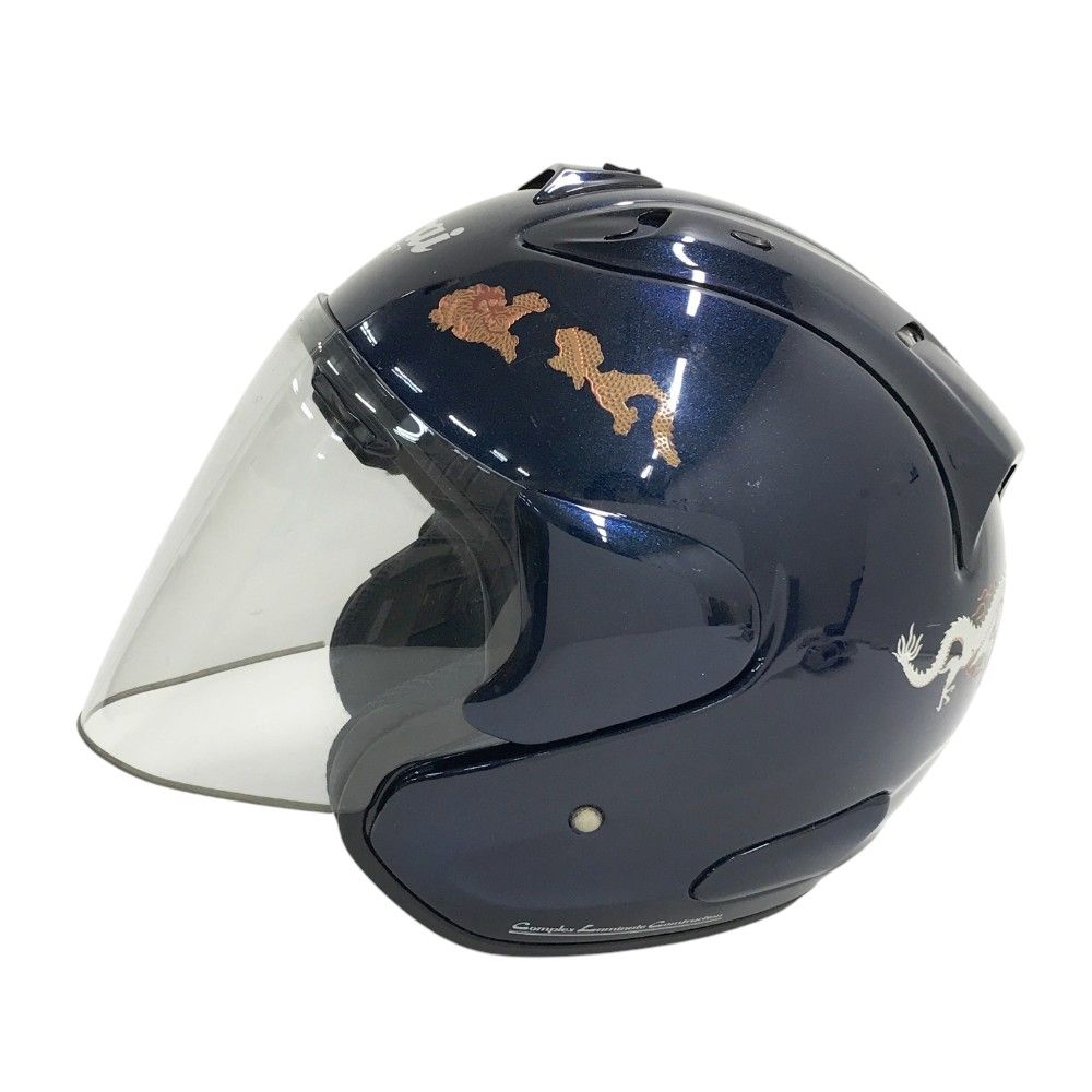 20-60代 人気ファッションブランド ジェットヘルメット SZ-RAM3 アライ ARAI GLASS ネイビー系 BLUE セキュリティ・セーフティ