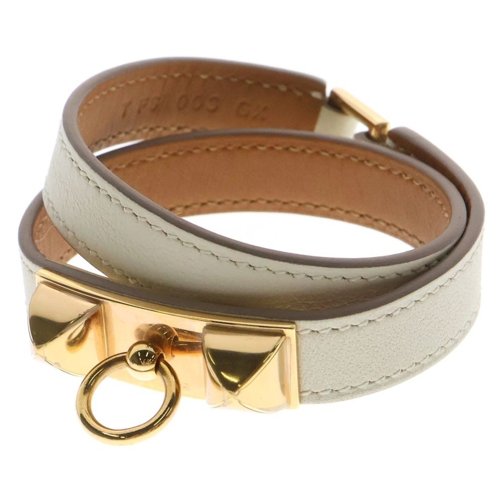 エルメス　リヴァル ドゥブルトゥール　ゴールド金具 HERMES (エルメス) リヴァル ドゥブルトゥール ブレスレット