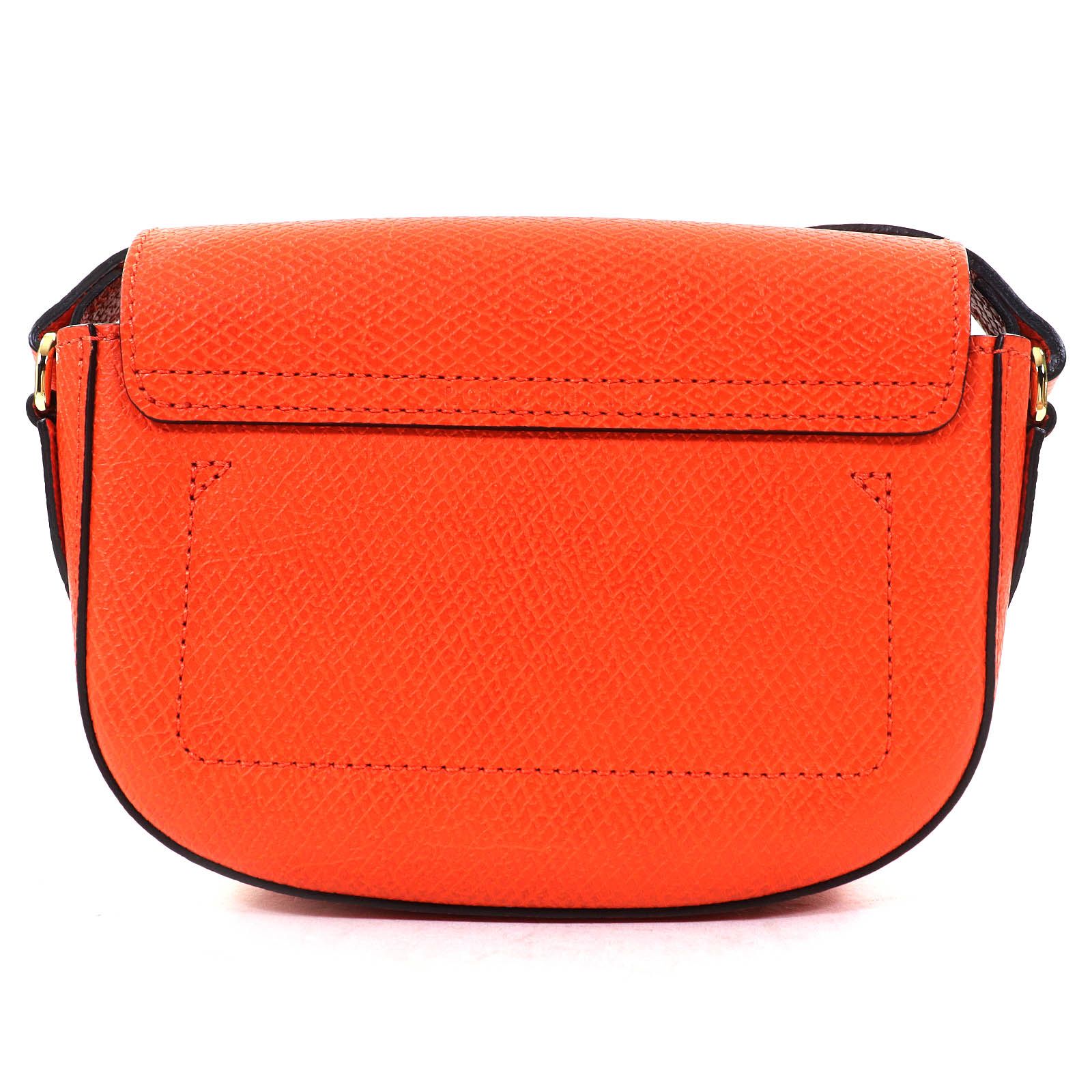 週末限定★ロンシャンLongchamp サントロペ　オレンジ　ショルダーバッグ 極美品△Longchamp ロンシャン EPURE XS エピュレ レザー ロゴ