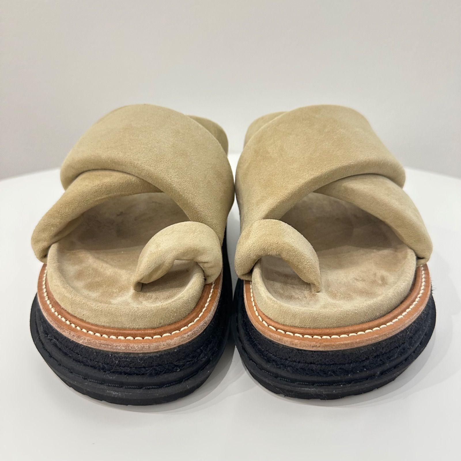 美品　sacai 20ss サンダル size42 sacai - 【20SS】Sacai ロープ サンダル サカイ シルバーの通販