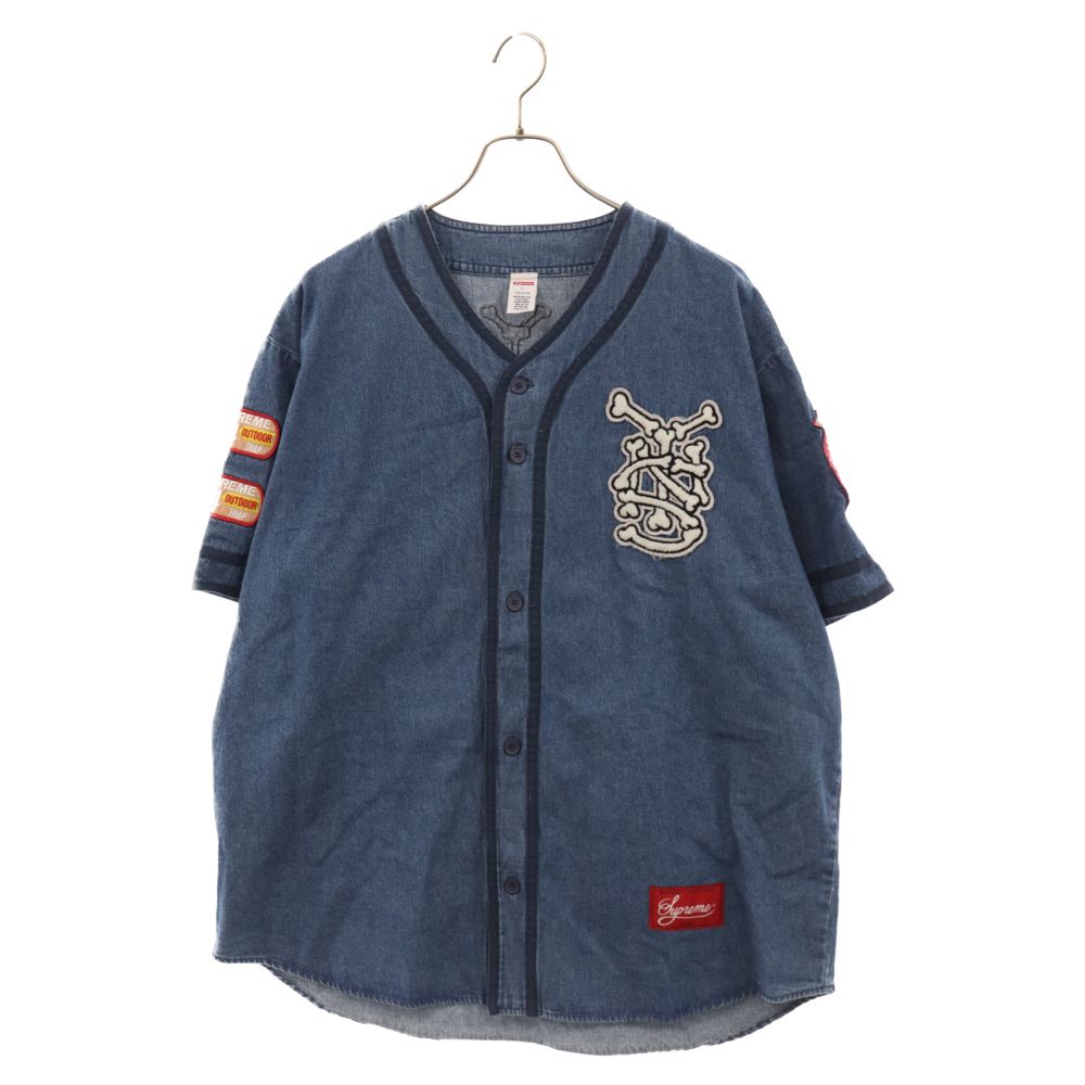 SUPREME (シュプリーム) 21SS Patches Denim Baseball Jersey マルチ  