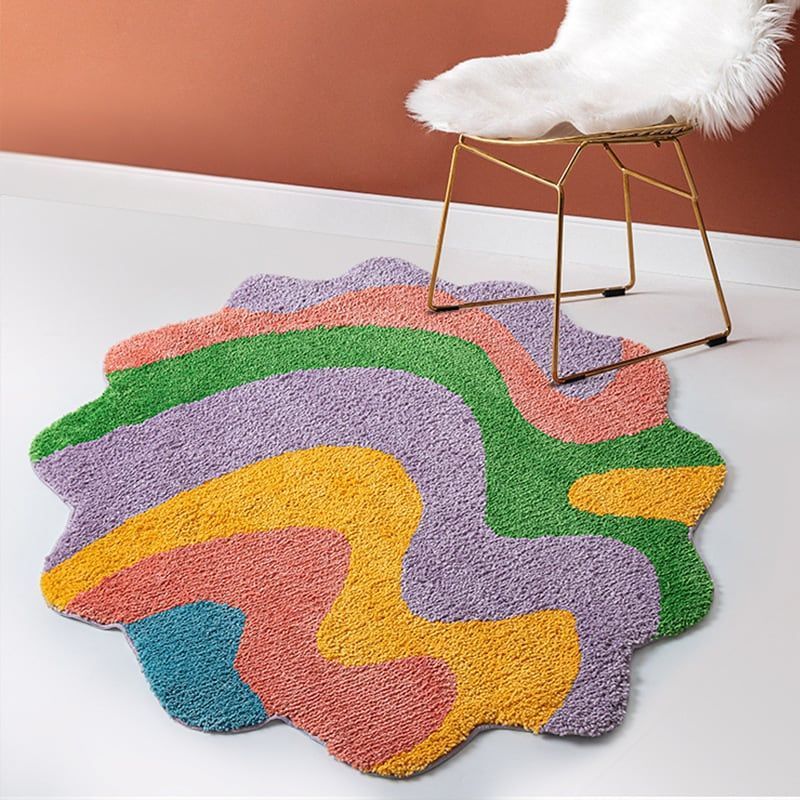 カラフルな幾何学模様　ベニワレン　ラグ カラフル幾何学模様 ベニワレン ラグ モロッコ ラグ カーペット 絨毯