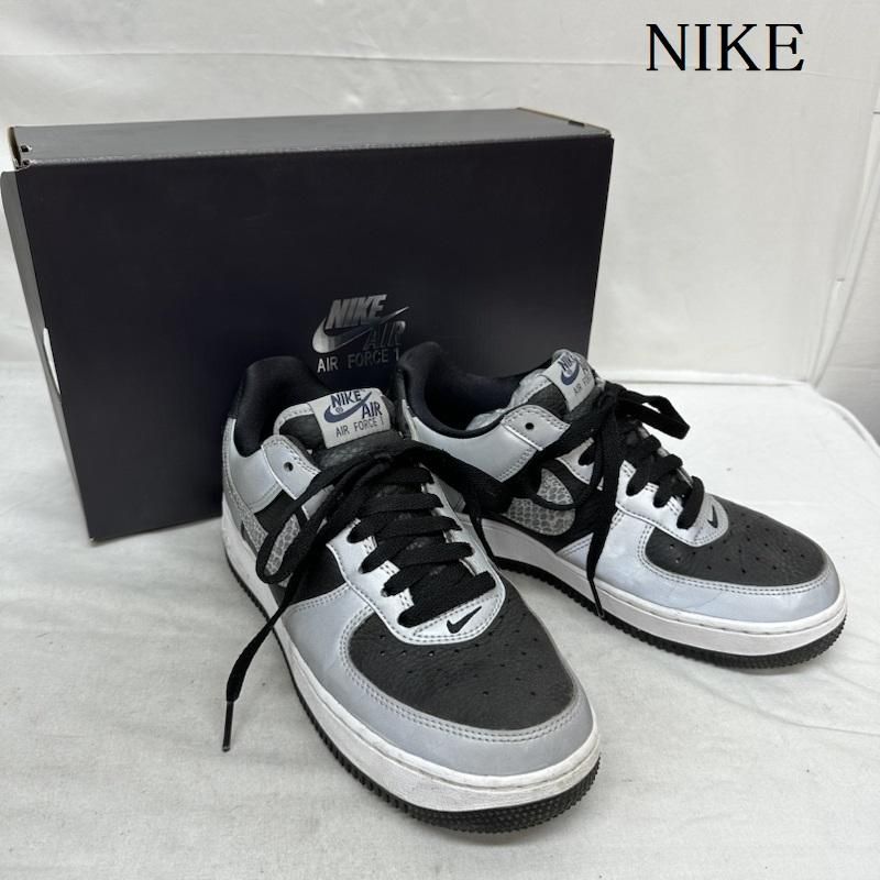 NIKE AIR FORCE 1 黒蛇 スネーク エアフォース1 DJ6033-001 AF1 silver ...