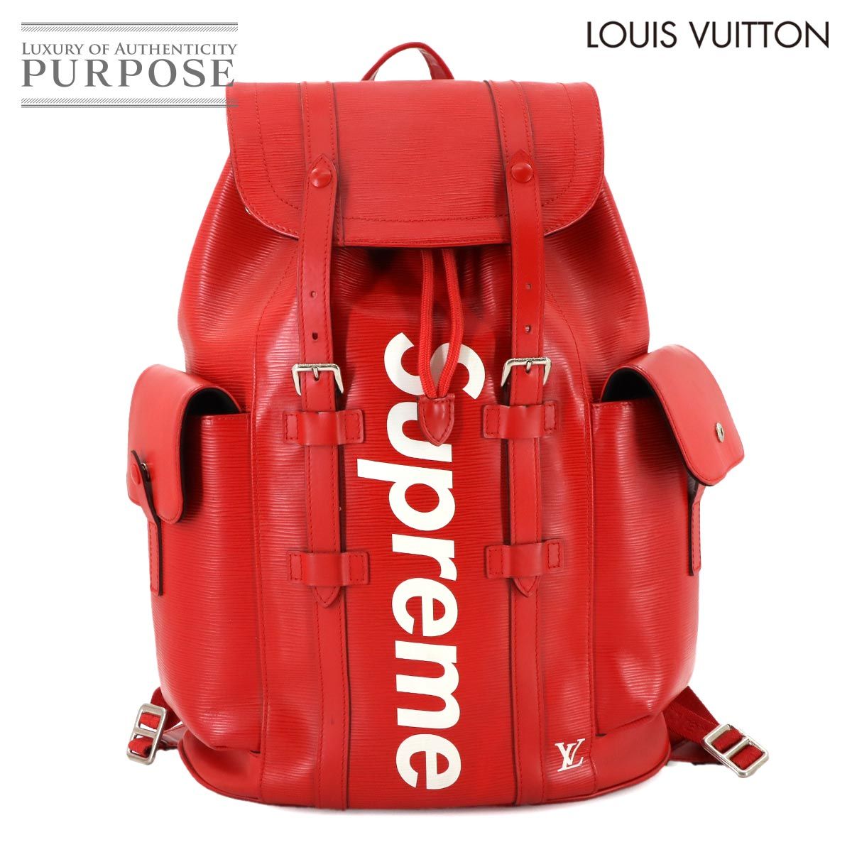 LOUIS VUITTON ルイ・ヴィトン クリストファー MM エピ　リュック LOUIS VUITTON - ルイヴィトン LOUIS VUITTON エピ