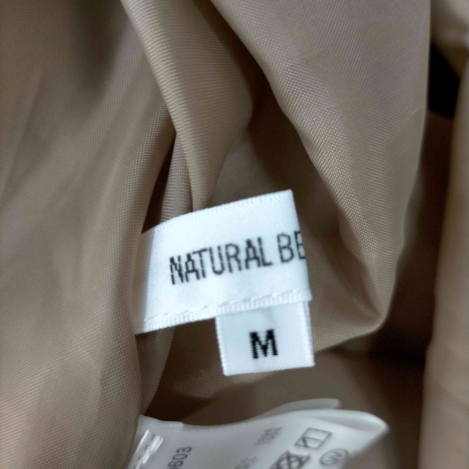 ナチュラルビューティーベーシック NATURAL BEAUTY BASIC ノースリーブ プリーツワンピース レディース JPN：M