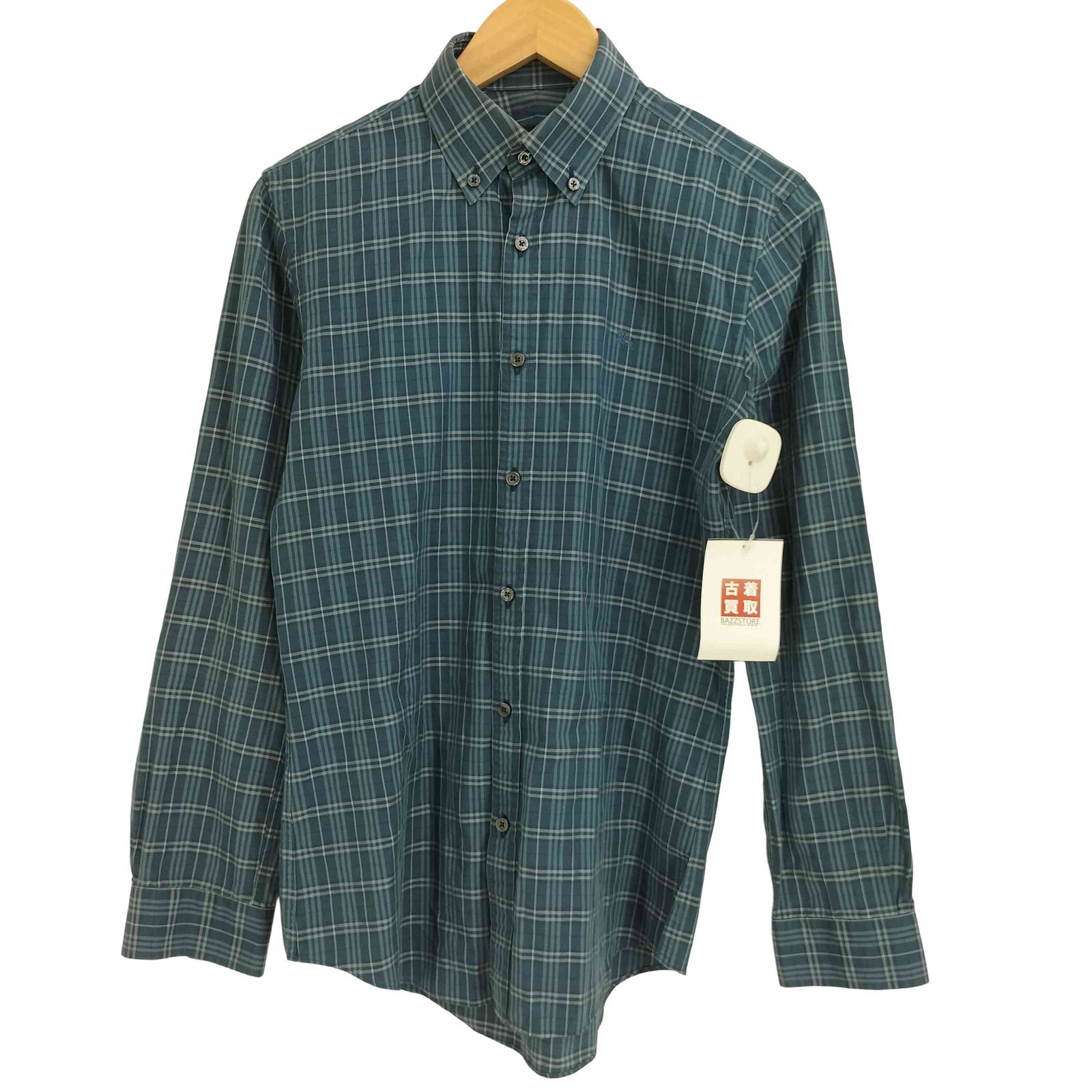 BURBERRY BLACK LABEL ボタンダウン ノバチェック 長袖シャツ